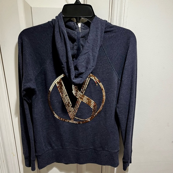 Victoria’s Secret sweatshirt with hoodie and gold sequins - Picture 5 of 16
